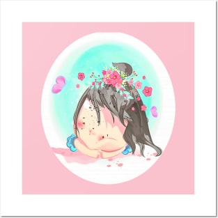 Baby Flower T-shirt Posters and Art